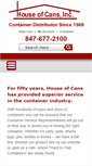 Mobile Screenshot of houseofcans.com